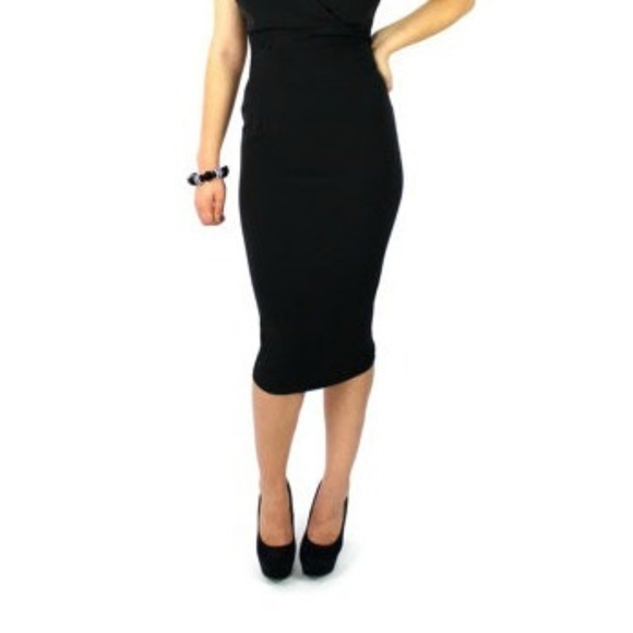 Hemet Dresses & Skirts - LAST ONE Hemet Retro Pencil Skirt in Black Size M